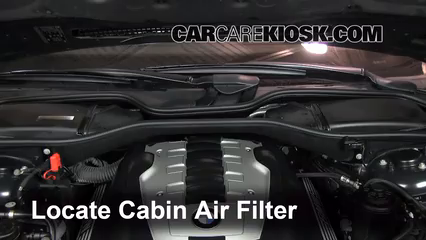 2007 BMW 750Li 4.8L V8 Air Filter (Cabin) Check